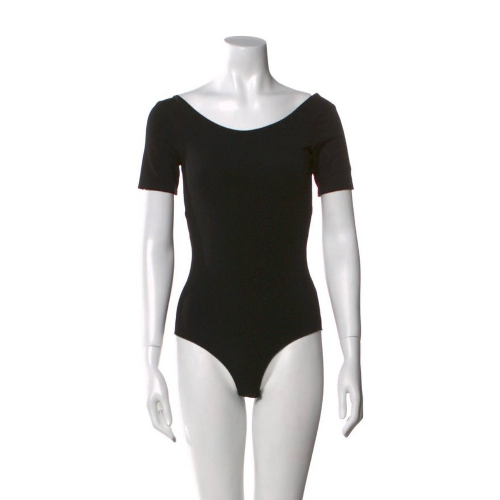 H by Halston Black Bodysuit